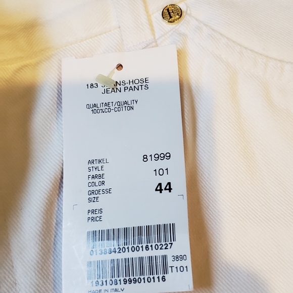 Vintage Escada White Jeans - Picture 2 of 13